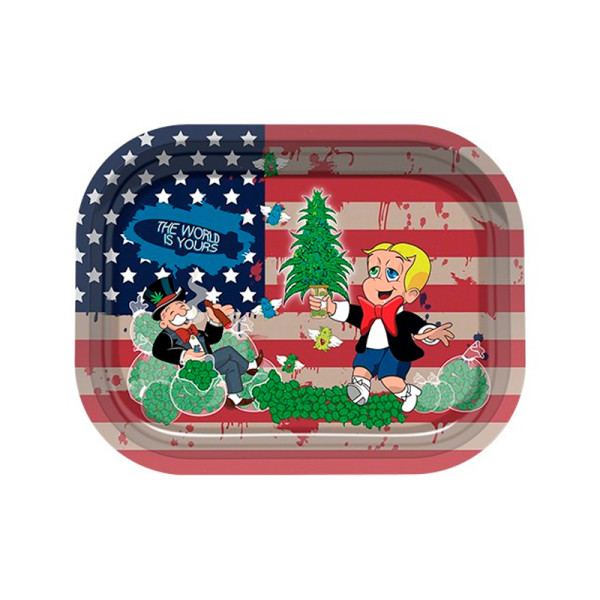 BANDEJA METAL TWIY 18 X 14 CM