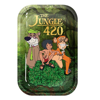 BANDEJA METAL JUNGLE 420 29 X 19 CM