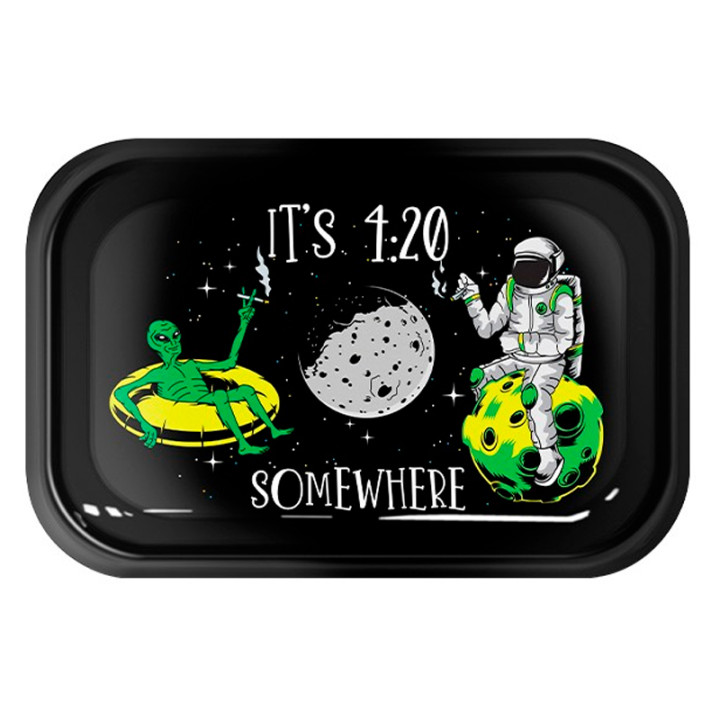 BANDEJA METAL 420 SOMEWHERE 29 X 19 CM