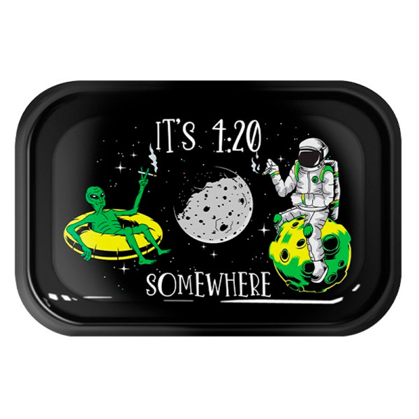 BANDEJA METAL 420 SOMEWHERE 29 X 19 CM