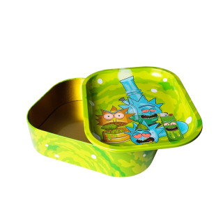 CAJA METÁLICA CON TAPA BANDEJA R THINGS 18 X 14CM