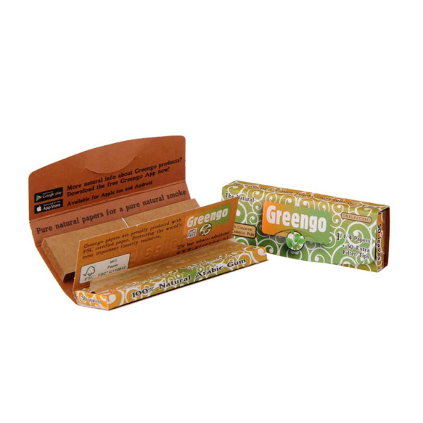 PAPEL GREENGO 1 ¼ + TIPS 1X24