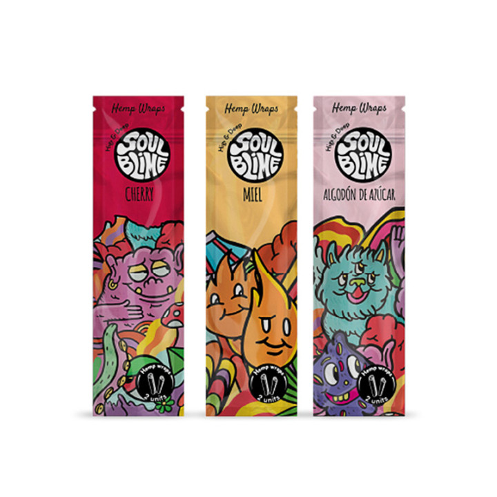 Hemp Wrap Extra Sweet 3 sabores 24uds.