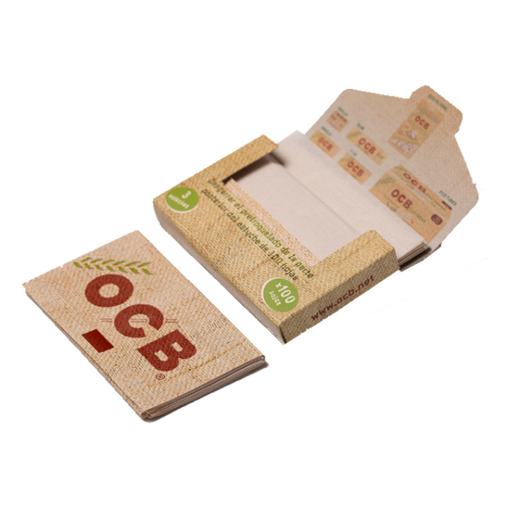 Papel OCB Orgánico bloc 300 70mm. 40 Uds.