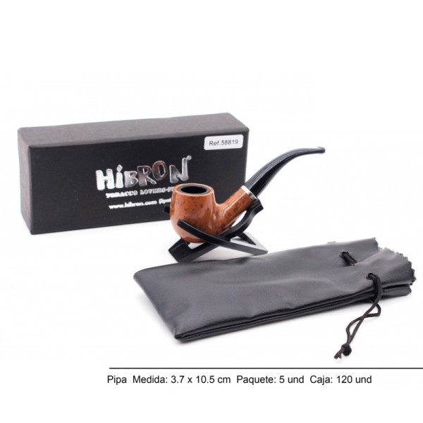 PIPA RESINA HIBRON + REPOSAPIPA 14CM