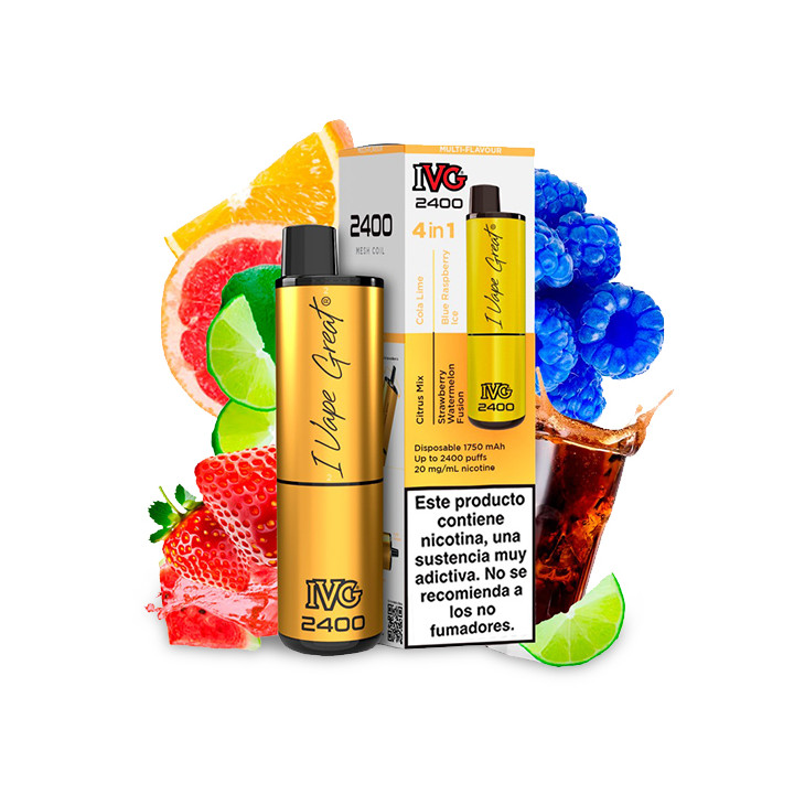 CIGARILLO ELECTRONICO DESECHABLE IVG 2400 PUFF SUMMER EDITION