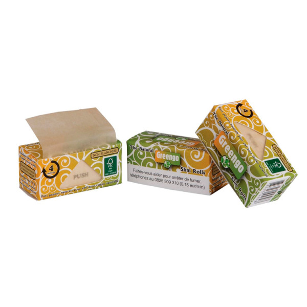 PAPEL GREENGO ROLLO SLIM 44MM 1X24