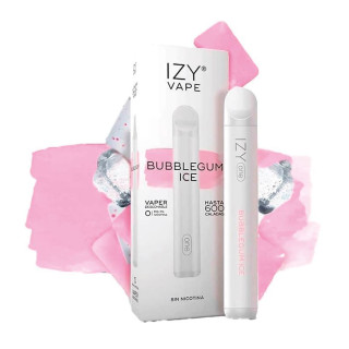 CIGARRILLO ELECTRICO DESECHABLE IZY VAPE BUBBLEGUM 600 PUFFS SIN NICOTINA
