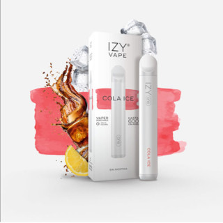 CIGARRILLO ELECTRICO DESECHABLE IZY VAPE COLA  600 PUFFS SIN NICOTINA SIN NICOTINA
