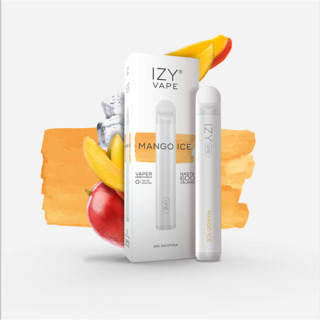 CIGARRILLO ELECTRICO DESECHABLE IZY VAPE MANGO 600 PUFFS SIN NICOTINA