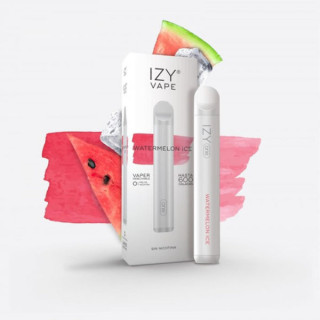 CIGARRILLO ELECTRICO DESECHABLE IZY VAPE WATERMELON ICE 600 PUFFS SIN NICOTINA