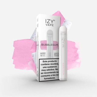 CIGARRILLO ELECTRICO DESECHABLE IZY VAPE BUBBLEGUM 600 PUFFS 2% TPD