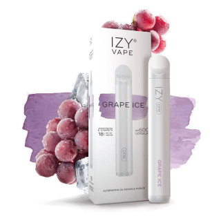 CIGARRILLO ELECTRICO DESECHABLE IZY VAPE GRAPE ICE 600 PUFFS 2% TPD