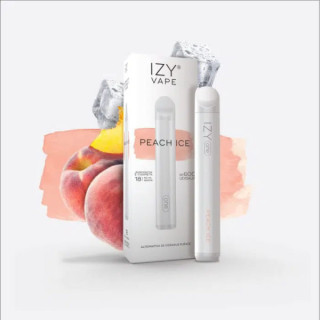 CIGARRILLO ELECTRICO DESECHABLE IZY VAPE PEACH ICE 600 PUFFS 2%TPD