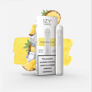 CIGARRILLO ELECTRICO DESECHABLE IZY VAPE PIÑA 600 PUFFS 2% TPD