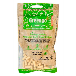 FILTROS GREENGO SLIM 6MM ORGANICO 200 UDS 1X20