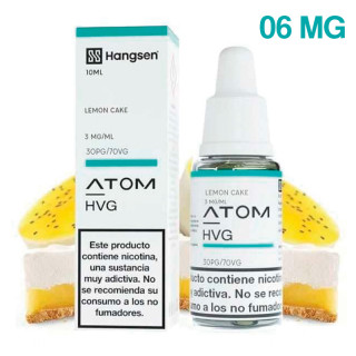 ELIQUID HANGSEN  LEMON CAKE 06MG 10ML