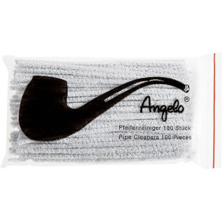 LIMPIA PIPAS ESCOBILLA ANGELO CONICA BLANCA 1X100