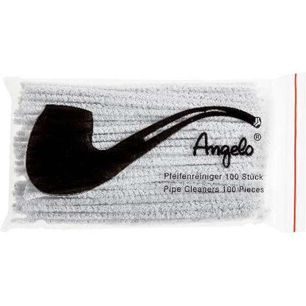 LIMPIA PIPAS ESCOBILLA ANGELO CONICA BLANCA 1X100