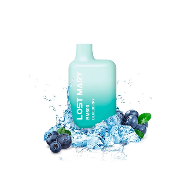 CIGARRILLO ELECTRONICO DESECHABLE LOST MARY 600PUFFS 2% BLUEBERRY