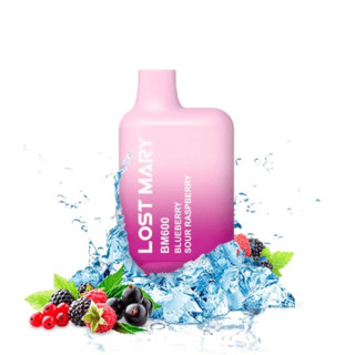 CIGARRILLO ELECTRONICO DESECHABLE LOST MARY 600PUFFS 2% BLUEBERRY SOUR RASPBERRY