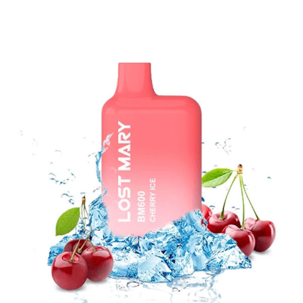 CIGARRILLO ELECTRONICO DESECHABLE LOST MARY 600PUFFS 2% CHERRY ICE