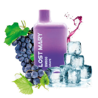 CIGARRILLO ELECTRONICO DESECHABLE LOST MARY 600PUFFS 2% GRAPE