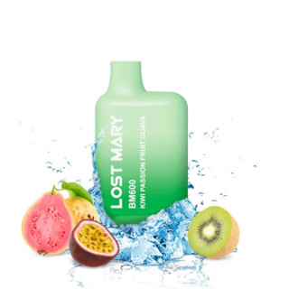 CIGARRILLO ELECTRONICO DESECHABLE LOST MARY 600PUFFS 2% KIWI PASSIONFRUIT GUAVA