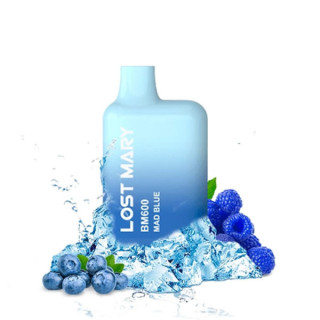 CIGARRILLO ELECTRONICO DESECHABLE LOST MARY 600PUFFS 2% MAD BLUE