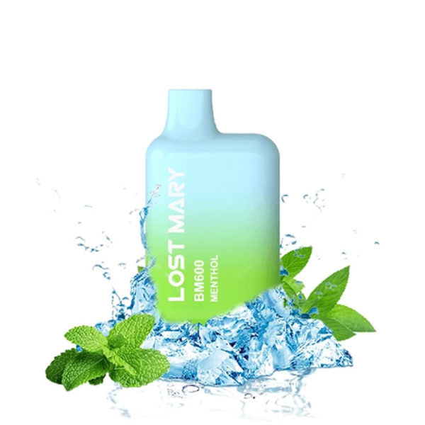 CIGARRILLO ELECTRONICO DESECHABLE LOST MARY 600PUFFS 2% MENTHOL