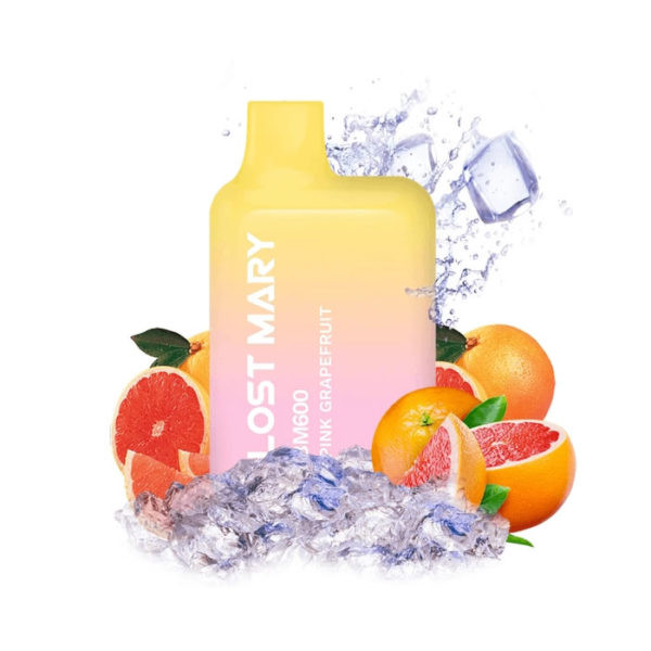 CIGARRILLO ELECTRONICO DESECHABLE LOST MARY 600PUFFS 2% PINK GRAPEFRUIT