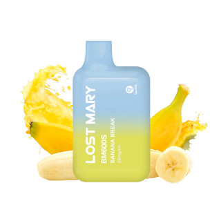 CIGARRILLO ELECTRONICO DESECHABLE LOST MARY BM600SPUFFS 2% BANANA BREAK