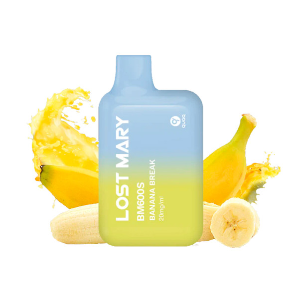 CIGARRILLO ELECTRONICO DESECHABLE LOST MARY BM600SPUFFS 2% BANANA BREAK