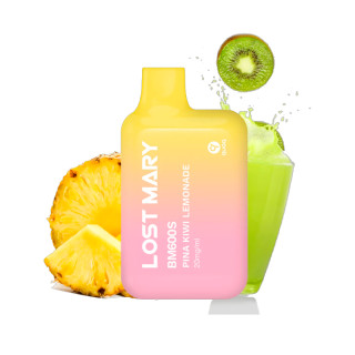 CIGARRILLO ELECTRONICO DESECHABLE LOST MARY BM600SPUFFS 2% PIÑA KIWI LEMONADE