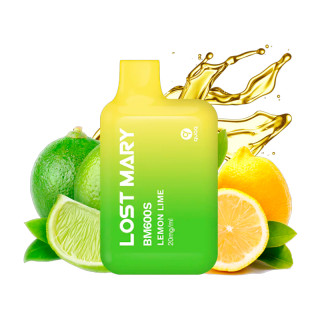 CIGARRILLO ELECTRONICO DESECHABLE LOST MARY BM600SPUFFS 2% LEMON LIME