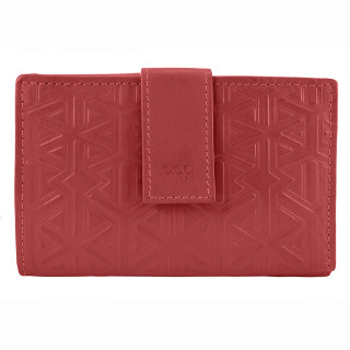 BILLETERO MONEDERO PIEL SEÑORA ACQ MINERVA ROJO