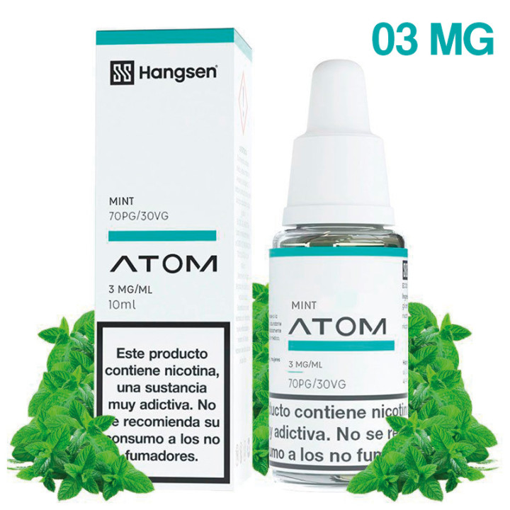ELIQUID HANGSEN  MINT 03MG 10ML