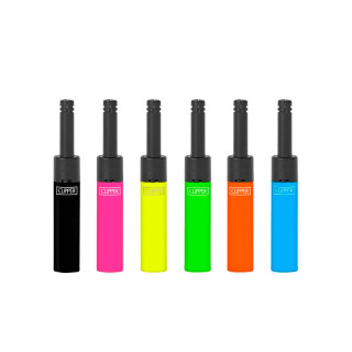 ENCENDEDOR CLIPPER MINI TUBE SHINY BR + BW 1X24