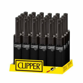 ENCENDEDOR CLIPPER MINI TUBE SOFT ALL BLACK 1X24 2