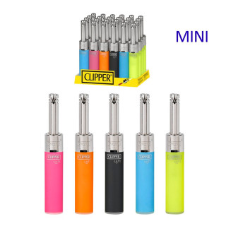 ENCENDEDOR CLIPPER MINI TUBE SOFT COLORS 1X24