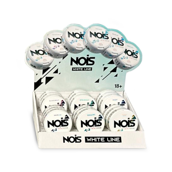 EXPOSITOR NOIS WHITE PARA 18 BOTES