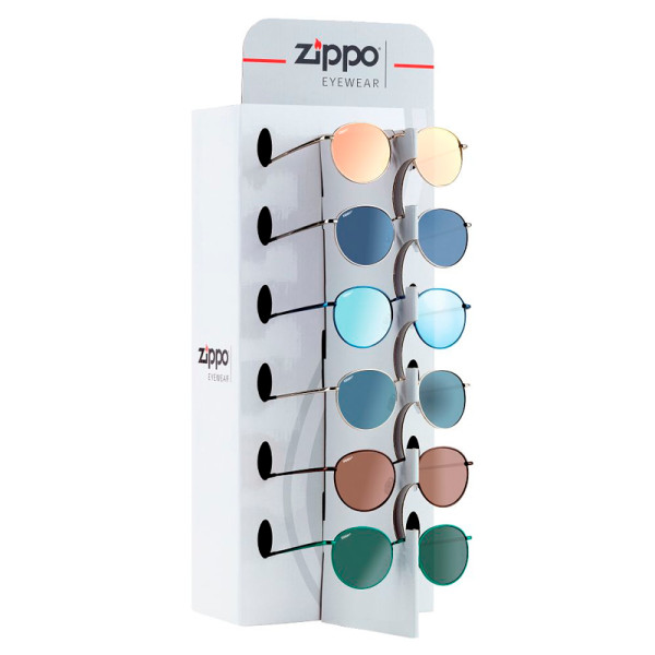 GAFAS ZIPPO SOL OBP-130A EXPOSITOR 9 UD 1X9