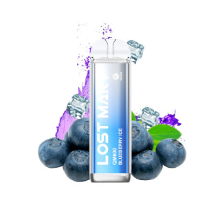 CIGARRILLO ELECTRONICO DESECHABLE LOSTMARY QM600 BLUEBERRY ICE 20 MG