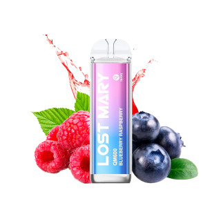CIGARRILLO ELECTRONICO DESECHABLE LOSTMARY QM600 BLUEBERRY RASPBERRY 20 MG