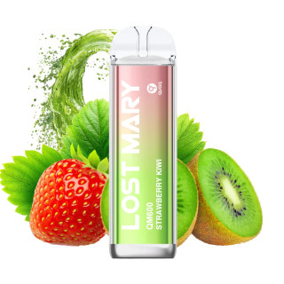 CIGARRILLO ELECTRONICO DESECHABLE LOSTMARY QM600 STRAWBERRY KIWI 20 MG