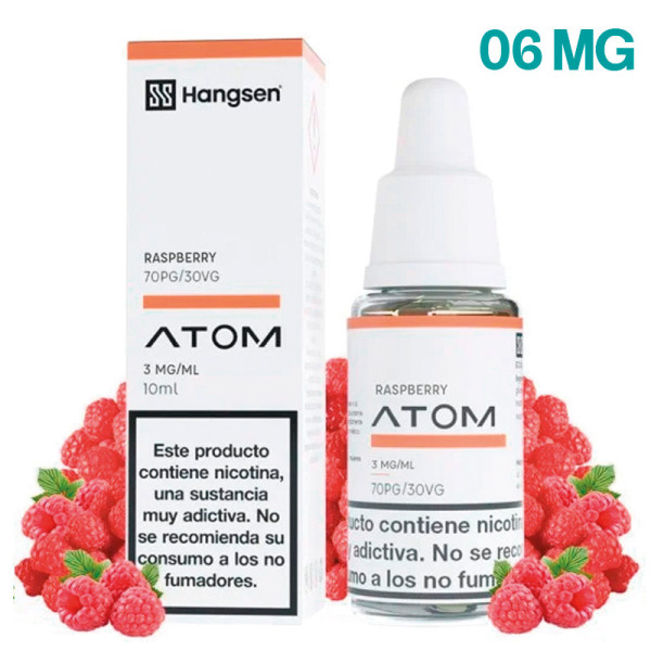 ELIQUID HANGSEN RASPBERRY 06MG 10ML