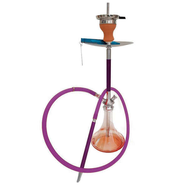 SHISHA ERASMUS CARBON 56,5CM MORADA