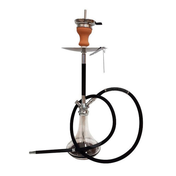 SHISHA ERASMUS CARBON 56,5CM NEGRA