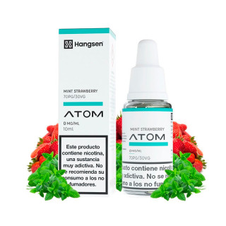 ELIQUID HANGSEN STRAWBERRY-MINT 0MG 10ML