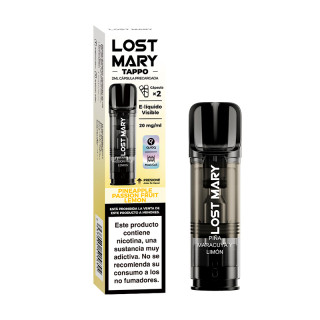 RECARGA TAPPO LOST MARY KIT PINNEAPLE PASSION FRUIT LEMON (2 CARTUCHOS)